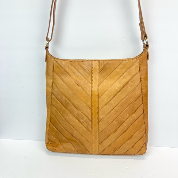 Margot New York Bag Tan Crossbody Bag Vintage - Picture 2 of 9